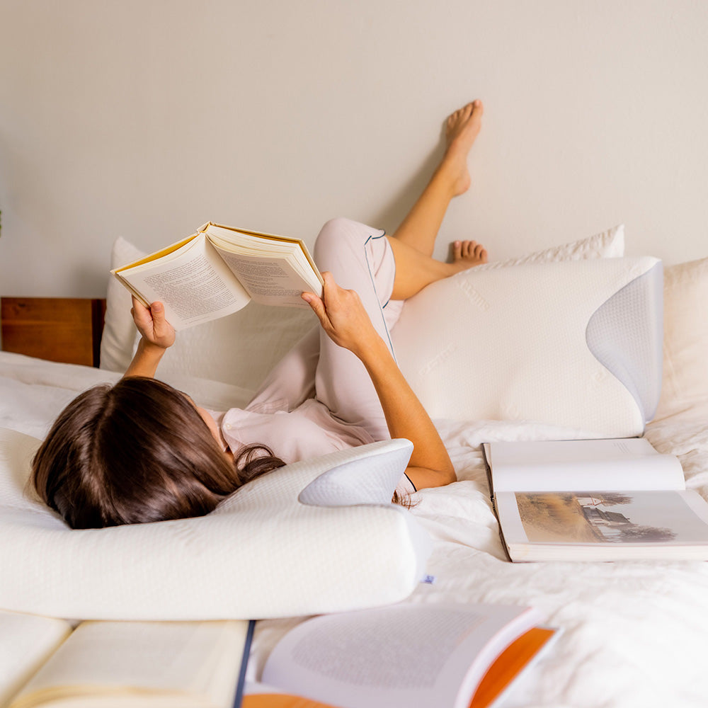 Sutera Dream Deep Memory Foam Pillow - Orthopedic Support All Sleep Positions